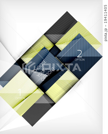 Paper square shapes banner Paper square shapes banner 19411405