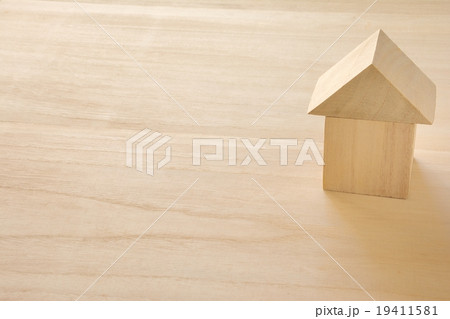 積み木の家　木バック 19411581