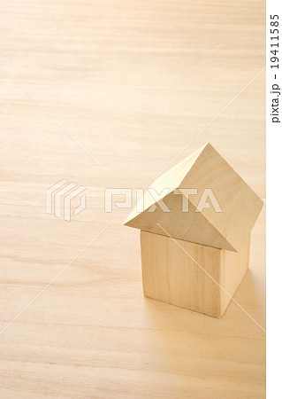 積み木の家　木バック 19411585