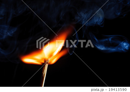 Ignited match and blown off match 19413590