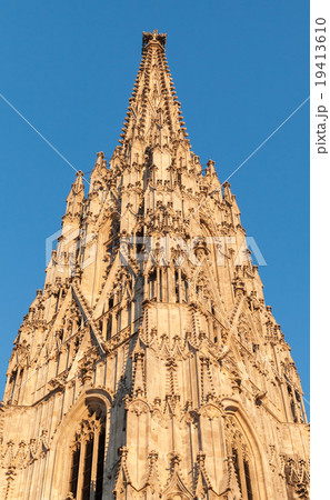 Spire of St. Stephen Cathedral. Vienna, Austria Spire of St. Stephen Cathedral. Vienna, Austria 19413610