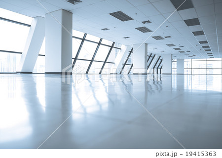 empty office space with large window 19415363