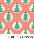 Happy New Year red pattern. Flat design style 19415935