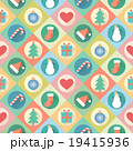 Merry Christmas seamless pattern 19415936