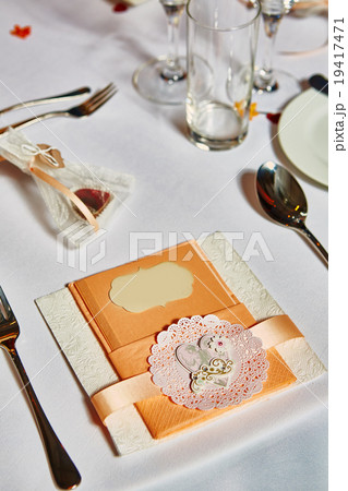 Table set for wedding 19417471