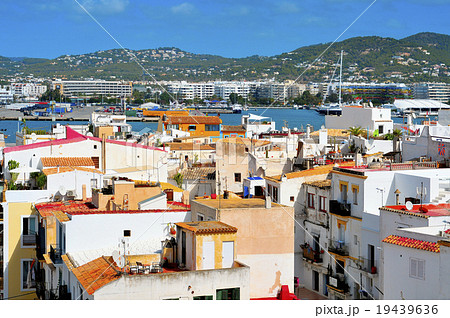 old town and port of Ibiza Town, Balearic Islands, Spain 19439636