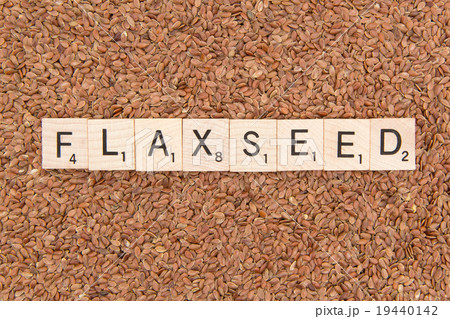スクラブル文字:FLAXSEED スクラブル文字:FLAXSEED 19440142