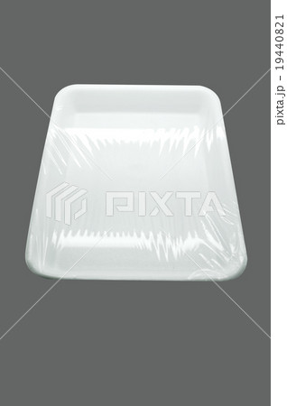 Wrapped white food tray Wrapped white food tray 19440821