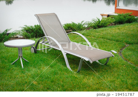 chaise lounge on the banks of the river 19451787