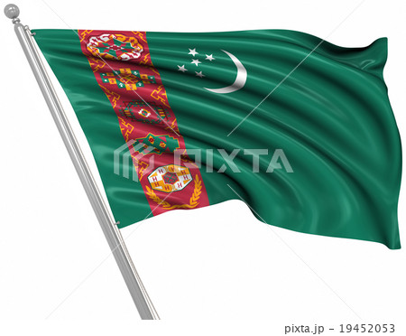 Flag of Turkmenistan 19452053