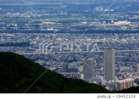 三菱山から見る札幌市街地の眺望 三菱山から見る札幌市街地の眺望 19452124