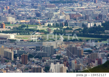 三菱山から見る札幌市街地の眺望 19452127