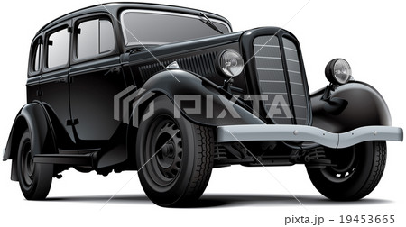 Old fashioned Soviet car 19453665