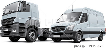 Two commercial vehicle Two commercial vehicle 19453679