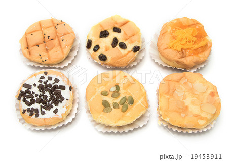 homemade cupcake variety of different flavors  19453911