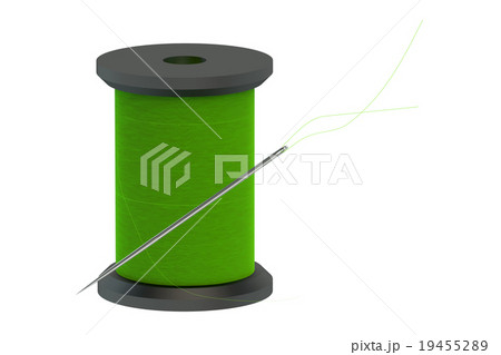 needle with sewing thread 19455289