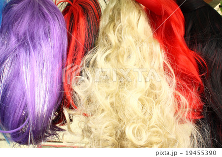 Colorful wigs for camouflage for carnival Colorful wigs for camouflage for carnival 19455390