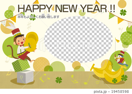 新年卡片框架模板（年份） 19458598