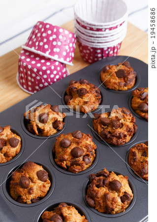Chocolate chip muffins Chocolate chip muffins 19458686