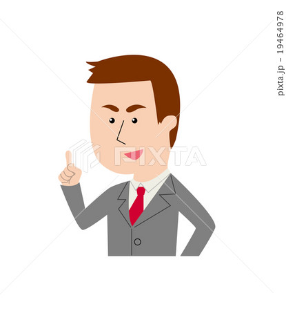 アドバイスをするビジネスマン  19464978