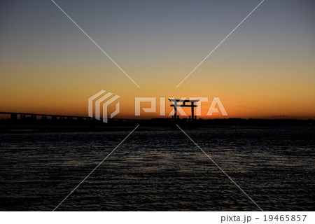 浜名湖 弁天島の夕刻 浜名湖 弁天島の夕刻 19465857