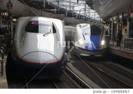 北陸新幹線E2系・E7系並び 19466667