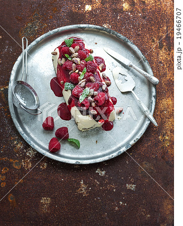 Semifreddo or italian cheese ice-cream dessert Semifreddo or italian cheese ice-cream dessert 19466707