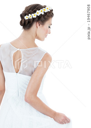 bride in a white dress bride in a white dress 19467908