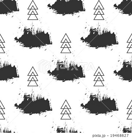 Seamless grunge pattern. Brush strokes texture 19468627