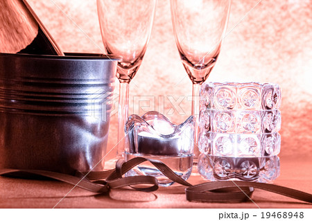Cool Champagne and glass prepare for Celebration. Cool Champagne and glass prepare for Celebration. 19468948