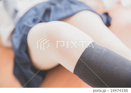 asian girl student in school uniform 19474198