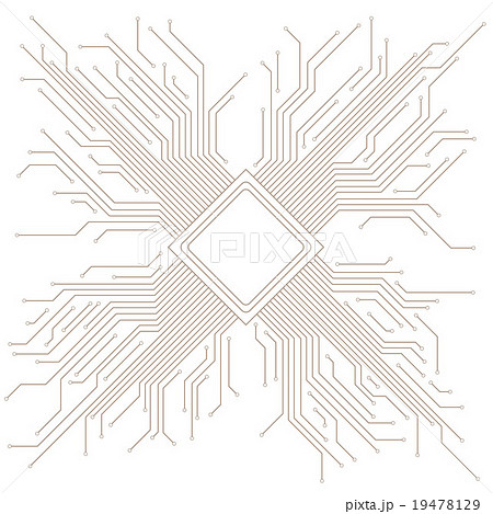 電子回路イメージ ベクターイラストのイラスト素材