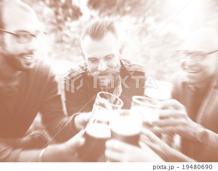 Friends Party Outdoors Celebration Happiness Concept Friends Party Outdoors Celebration Happiness Concept 19480690