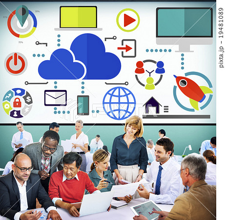 Cloud Computing Network Online Internet Storage Concept Cloud Computing Network Online Internet Storage Concept 19481089