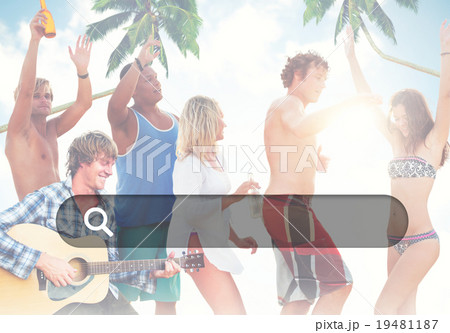 Diverse Beach Summer Friends Fun Bonding Concept Diverse Beach Summer Friends Fun Bonding Concept 19481187