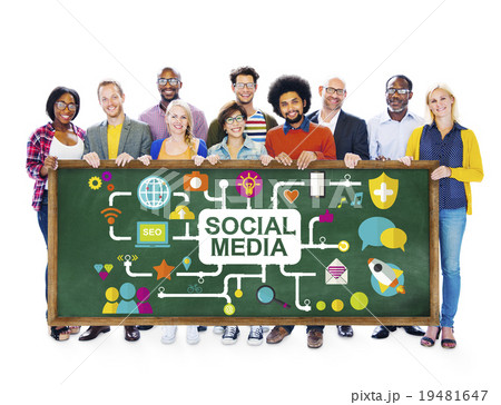 Social Media Social Networking Connection Global Concept 19481647