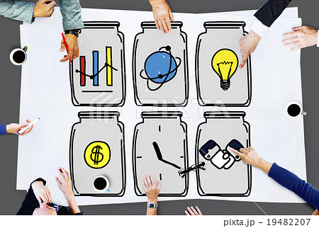 Planning FInancial Interaction Connection Social Concept 19482207