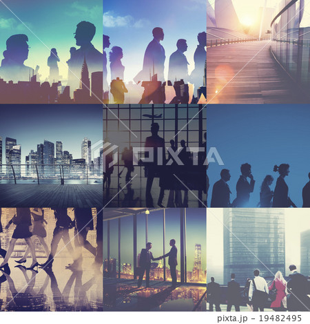 Business People Passenger Working City Life Concept 19482495