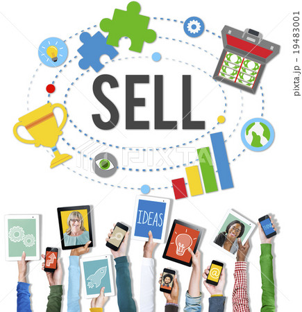 Sell Earning Money Payment Purchasing Concept Sell Earning Money Payment Purchasing Concept 19483001