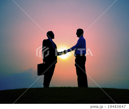 Business Handshake Greeting Deal Agreement Concept Business Handshake Greeting Deal Agreement Concept 19483647