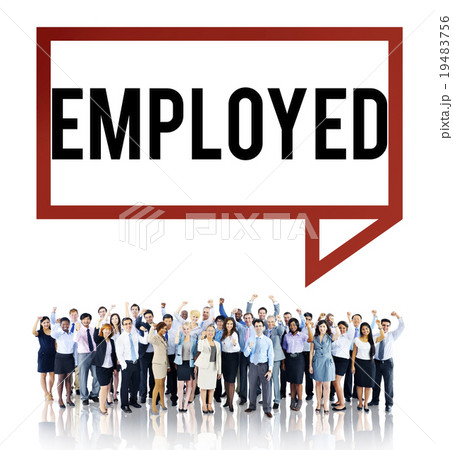 Employed Recruitment Human Resources Hiring Concept 19483756