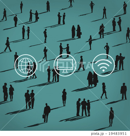 Global Worldwide Digital Modern Connection Concept 19483951