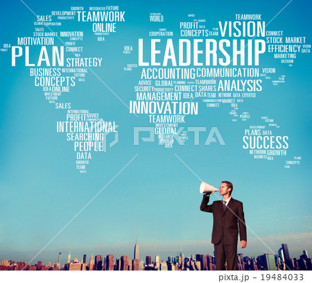 Leadership Boss Management Coach Chief Global Concept 19484033