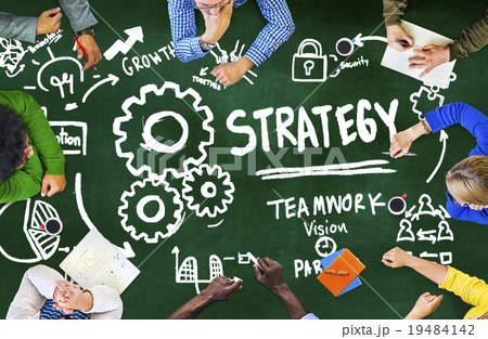 Strategy Solution Tactics Teamwork Growth Vision Concept 19484142