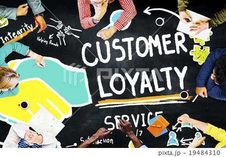 Customer Loyalty Satisfaction Support Strategy Service Concept 19484310