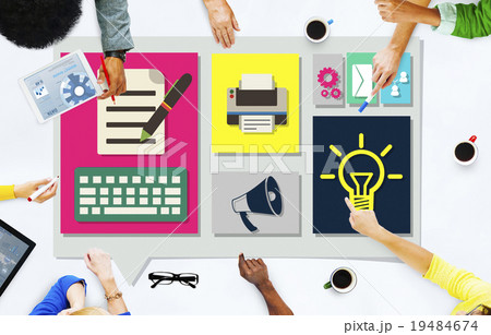 Content Connect Social Media Data Blog Concept 19484674