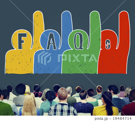 Frequently Asked Questions FAQ Problems Concept 19484714