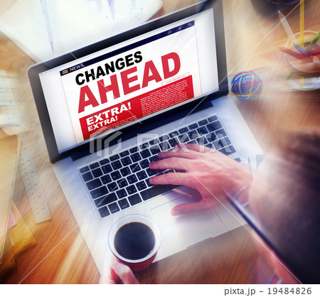 Digital Online News Changes Ahead Future Working Concept 19484826