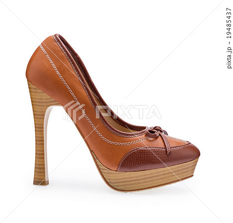 The one of stylish brown women's shoes  19485437