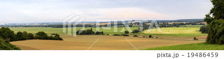 panorama of a landscape in mecklenburg, germany panorama of a landscape in mecklenburg, germany 19486459